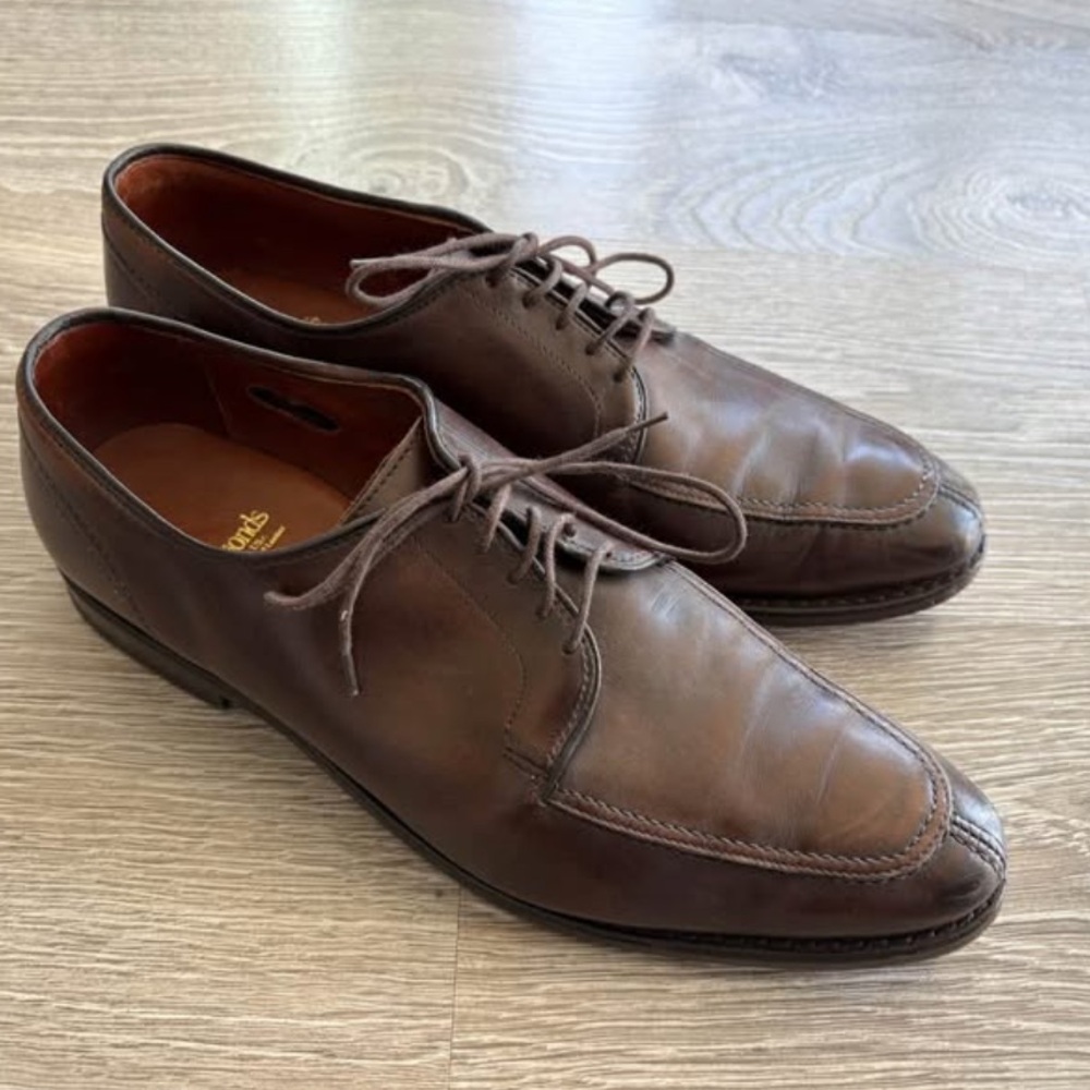 Allen Edmonds Brown Leather Men’s Shoes, Size 10D